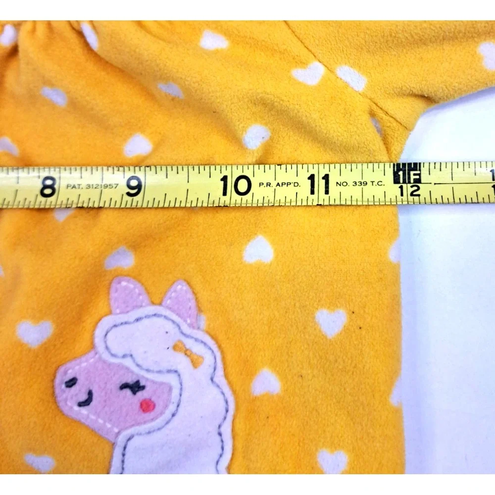 Child Of Mine By Carters Baby Girl 24 mos Llama‎ Hearts Full Zip Hoodie